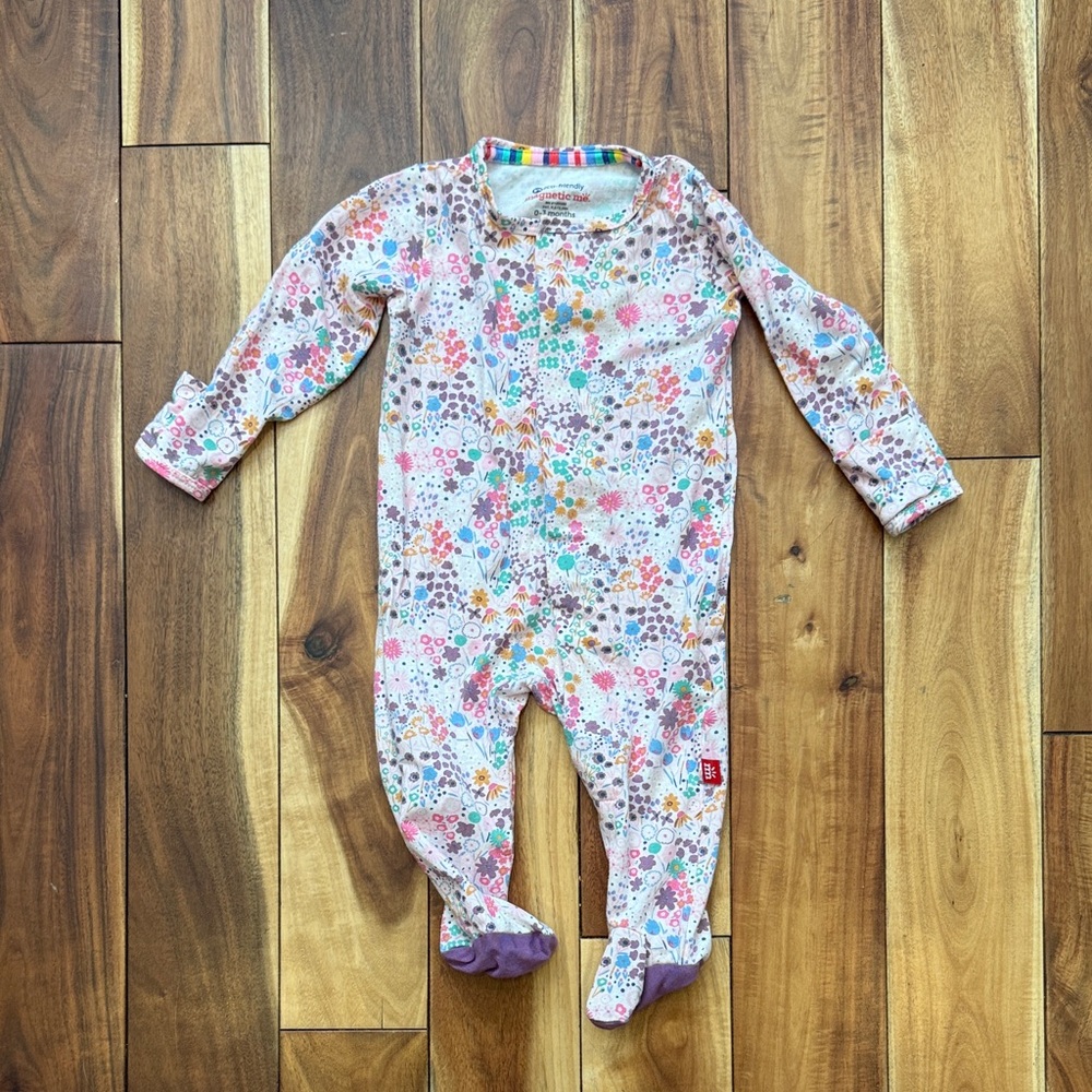 Magnetic Me Multicolor Floral Footie